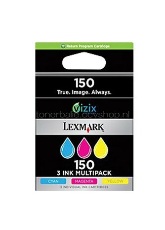 Lexmark 150 multipack C/M/Y kleur