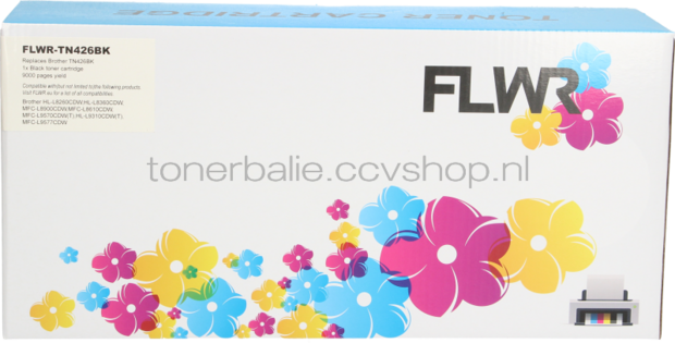 FLWR Brother TN-426 zwart