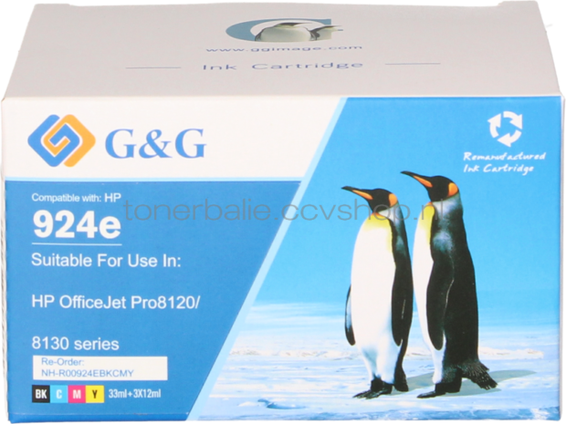 Huismerk HP 924 Multipack zwart en kleur