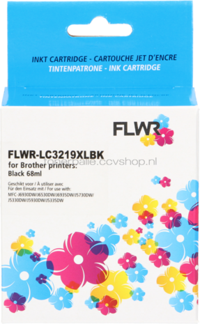 FLWR Brother LC-3219XLBK zwart