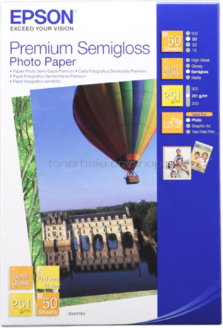 Epson C13S041765 Fotopapier Halfglanzend | 10x15 | 251 gr/m² 50 vellen