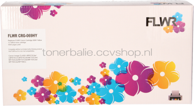 FLWR Canon CRG-069H  geel