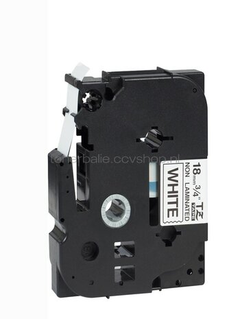 Brother TZE-N241 zwart op wit breedte 18 mm