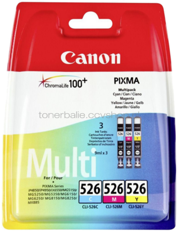 Canon CLI-526CMY kleur