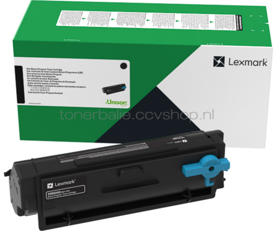 Lexmark 55B2000 toner zwart