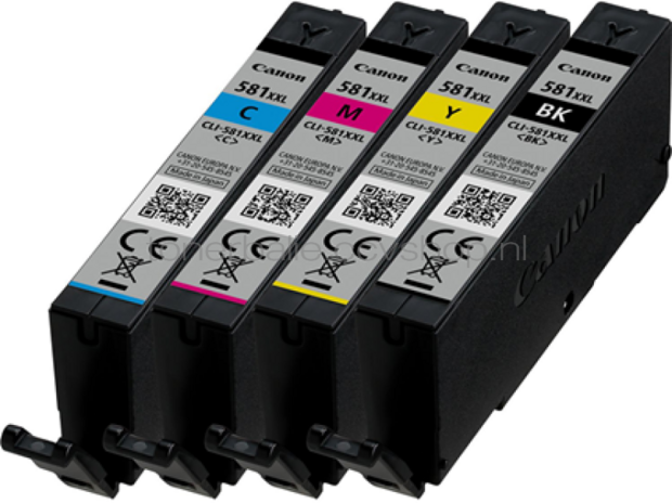 Canon CLI-581XXL 4-pack zwart en kleur