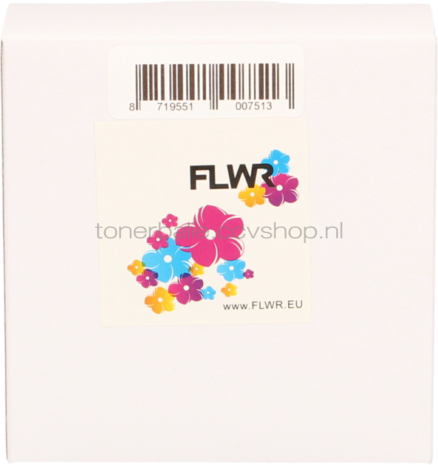 FLWR Brother DK-11204 17 mm x 54 mm  wit