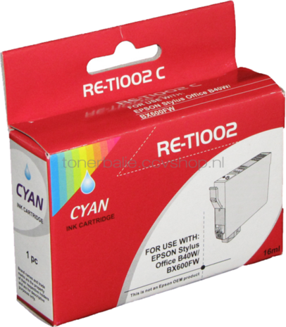 Huismerk Epson T1002 cyaan