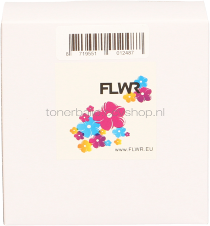 FLWR Brother DK-11218 24 mm x 24 mm  wit
