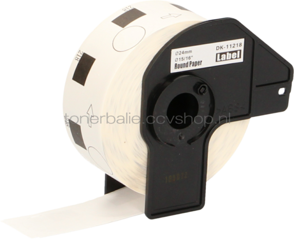 FLWR Brother DK-11218 24 mm x 24 mm  wit