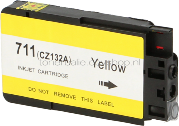 Huismerk HP 711 geel
