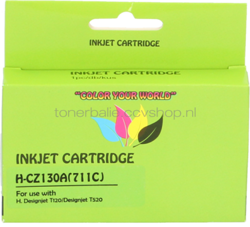 Huismerk HP 711 cyaan