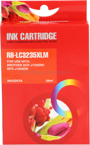 Huismerk Brother LC-3235M magenta
