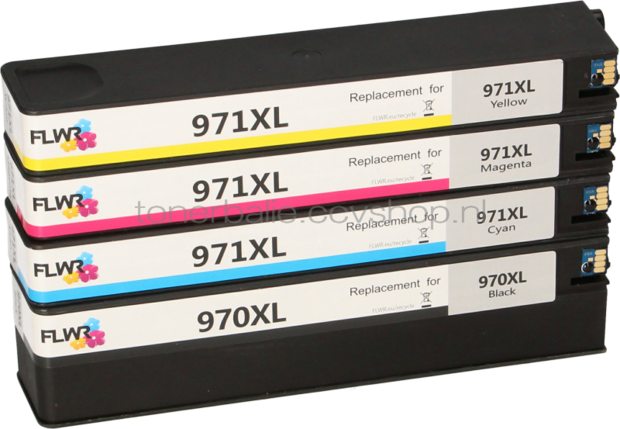 FLWR HP 970 / 971XL Multipack zwart en kleur