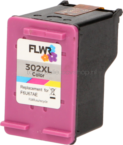 FLWR HP 302XL Multipack zwart en kleur