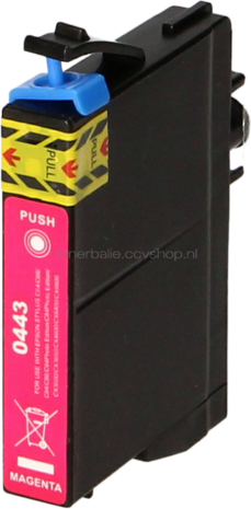 Huismerk Epson T0443 magenta