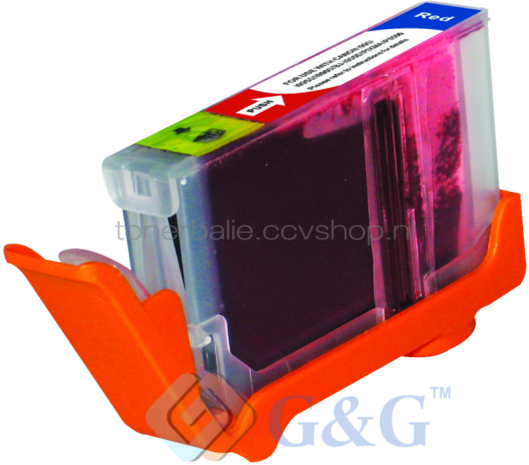 Huismerk Canon BCI-6R rood