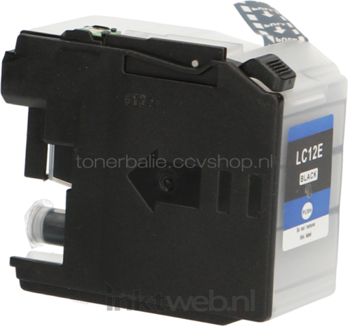 Huismerk Brother LC-12EBK zwart