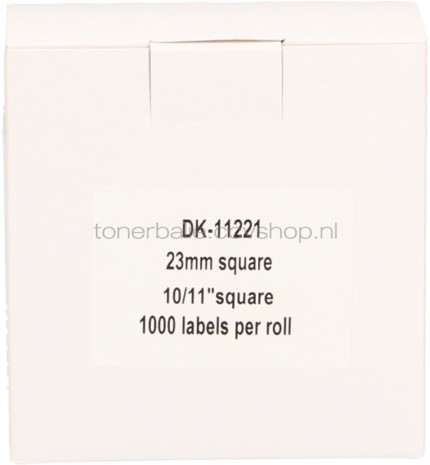 FLWR Brother DK-11221 23 mm x 23 mm  wit