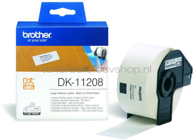 Brother DK-11208 38 mm x 90 mm  wit