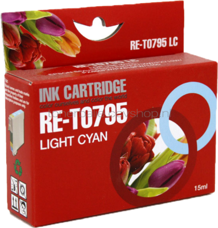 Huismerk Epson T0795 licht cyaan