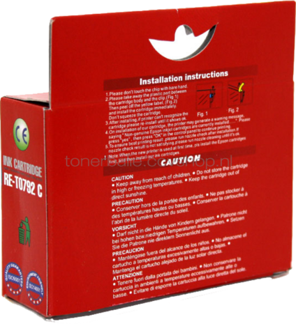 Huismerk Epson T0792 cyaan