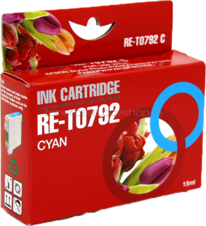 Huismerk Epson T0792 cyaan