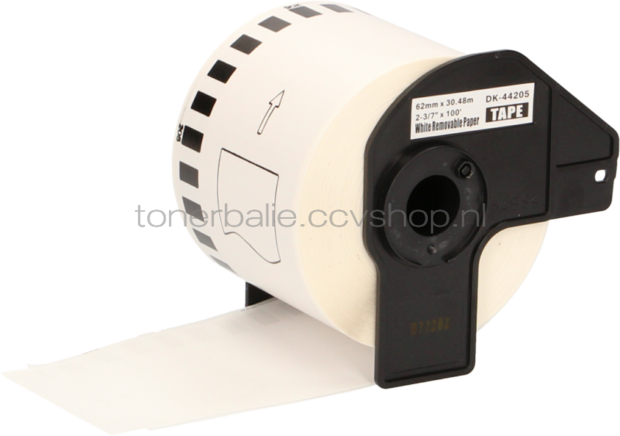 FLWR Brother DK-44205 62 mm x  30.48 M wit