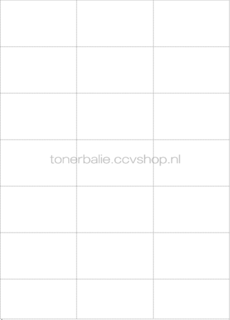 Huismerk FLWR 21 stickers per A4