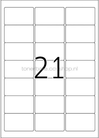 Herma 4677 63,5x38,1 mm