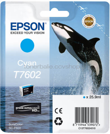 Epson T7602 cyaan