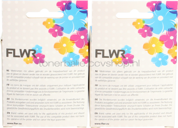 FLWR Canon PG-560XL / CL-561XL zwart en kleur