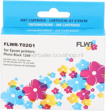 FLWR Epson 202XL foto zwart