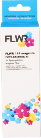 FLWR Epson 114 Inktfles magenta