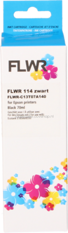 FLWR Epson 114 Inktfles zwart