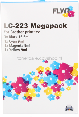 FLWR Brother LC-223 Megapack