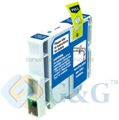 Huismerk Epson T0482 cyaan