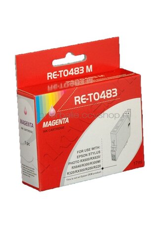 Huismerk Epson T0483 magenta