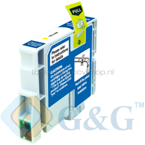 Huismerk Epson T0484 geel