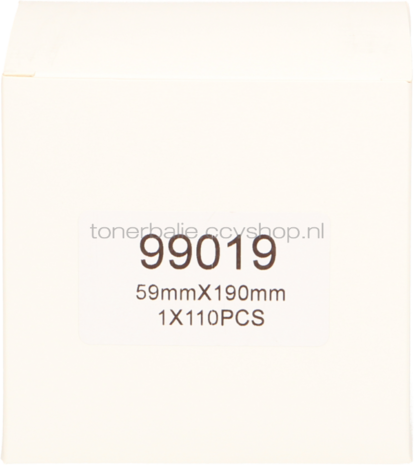 FLWR Dymo 99019 Ordner 59 mm x 190 mm  wit
