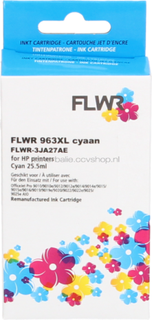 FLWR HP 963XL cyaan