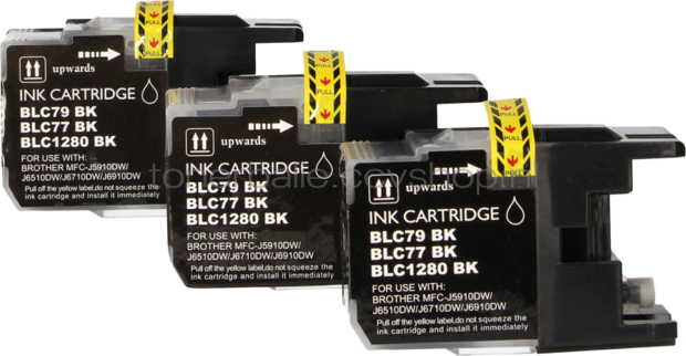 FLWR Brother LC-1280XL Multipack zwart en kleur