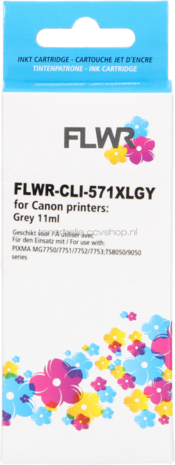 FLWR Canon CLI-571XL grijs