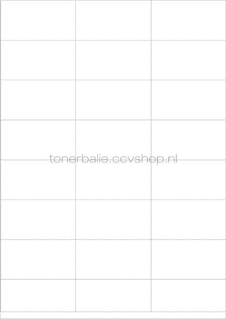 Huismerk FLWR 24 stickers per A4