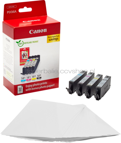 Canon CLI-581 Photo Value Pack zwart en kleur