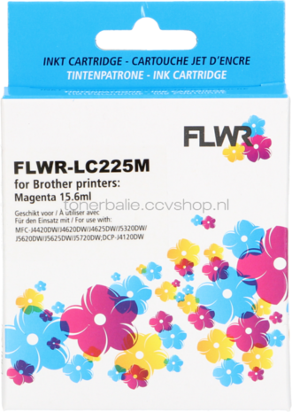 FLWR Brother LC-225XLM magenta