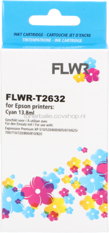 FLWR Epson 26XL cyaan