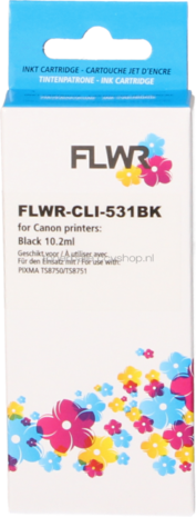 FLWR Canon CLI-531BK zwart