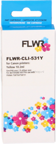 FLWR Canon CLI-531Y geel