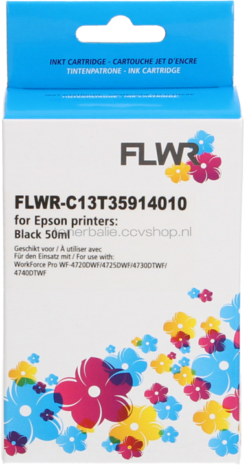 FLWR Epson 35XL zwart